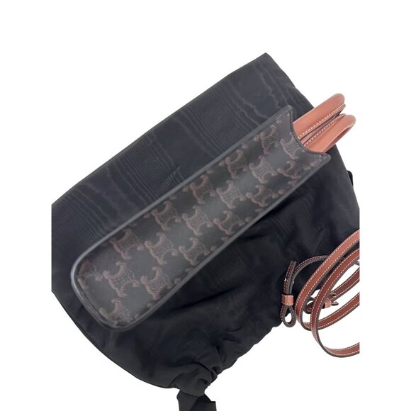 Celine Womens Mini Vertical Cabas Bag With Triomphe Canvas & Calfskin Handles - Picture 11 of 13